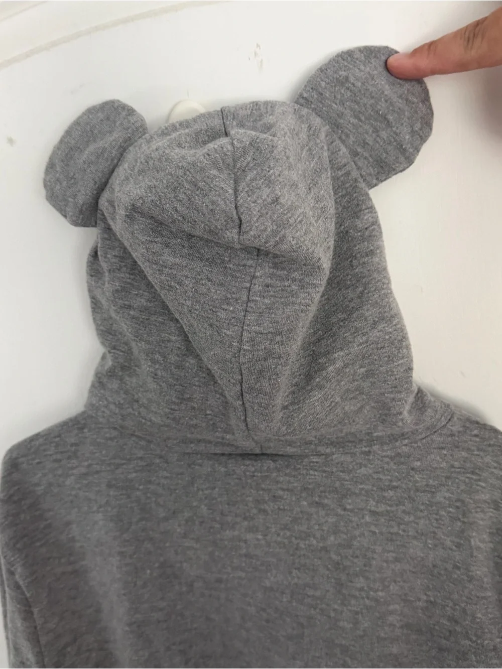 Disney gray hooded